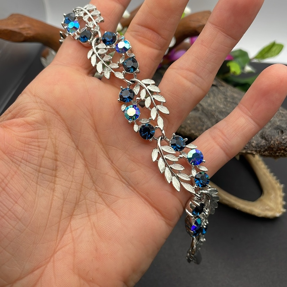 Lisner linked bracelet vintage A33 - Picture 3 of 6